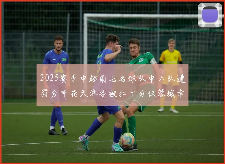 2025赛季中超前七名球队中六队遭罚分申花天津各被扣十分仅蓉城幸免